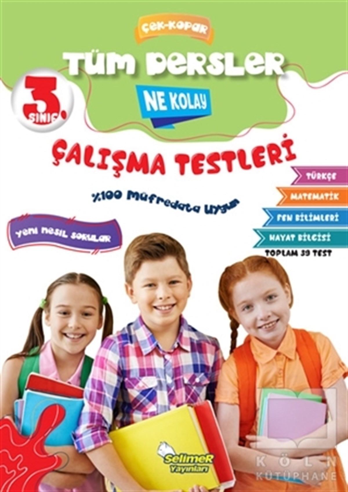 Erdinç YeniçeriSınavlara Hazırlık Kitapları3. Sınıf Tüm Dersler Çek-Kopar Ne Kolay Çalışma Testleri