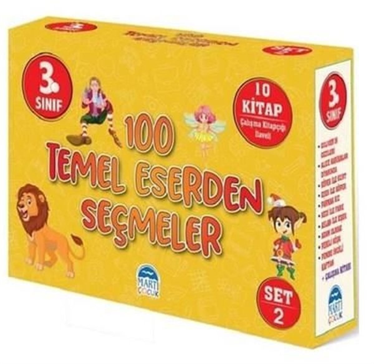 KolektifÇocuk Gençlik Romanları3.Sınıf 100 Temel Eserden Seçmeler Set 2-10 Kitap Takım