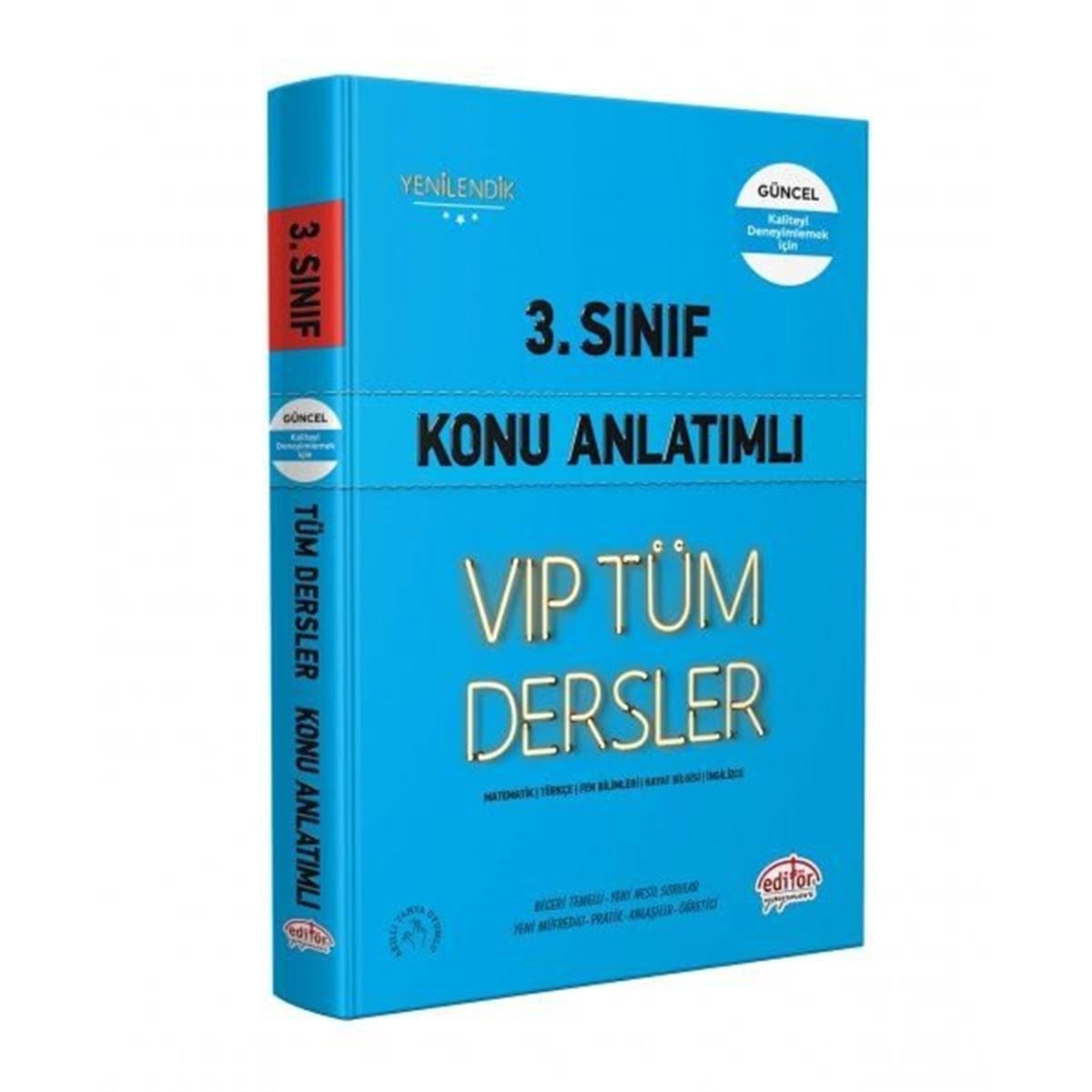 KolektifTüm Dersler3.Sınıf VIP Tüm Dersler Konu Anlatımlı - Mavi Kitap
