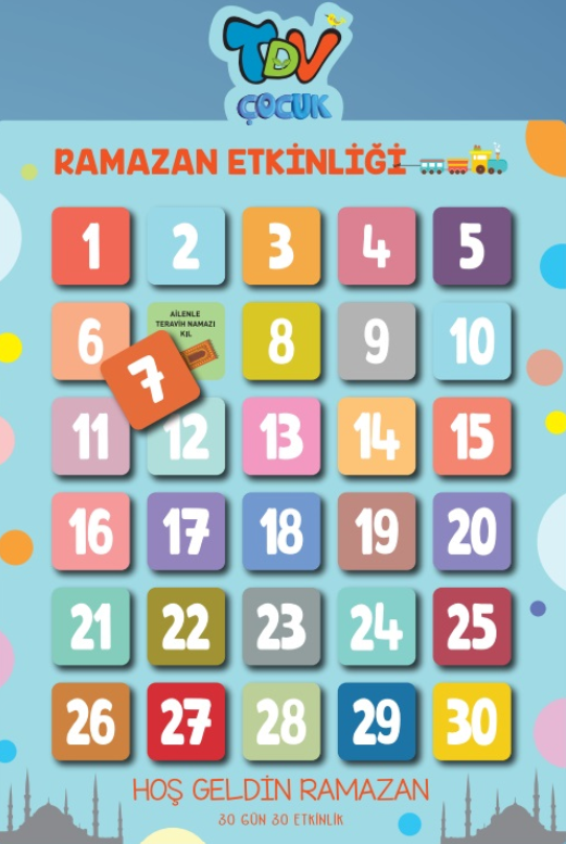 Ramazan Etkinliğiİslami Oyunlar30 Gün 30 Etkinlik Ahşap Ramazan Oyunu