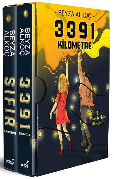 Beyza AlkoçAşk Kitapları & Aşk Romanları3391 Kilometre Serisi Seti-2 Kitap Takım-Kutulu