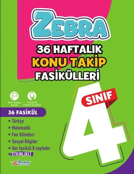 KolektifTüm Dersler4.Sınıf Zebra 36 Haftalık Konu Takip Fasiküller