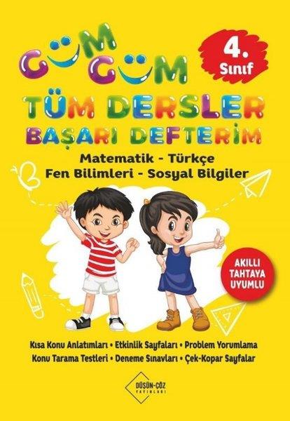 KolektifTüm Dersler4. Sınıf Güm Güm Tüm Dersler Başarı Defterim Matematik - Türkçe - Fen Bilimleri - Sosyal Bilgiler