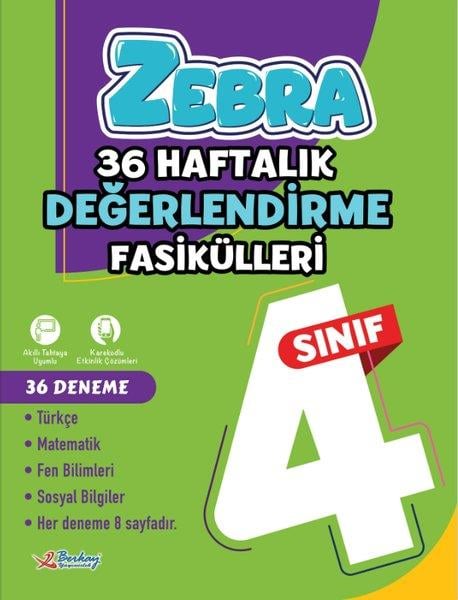 KolektifTüm Dersler4.Sınıf Zebra 36 Haftalık Değerlendirme Fasiküller