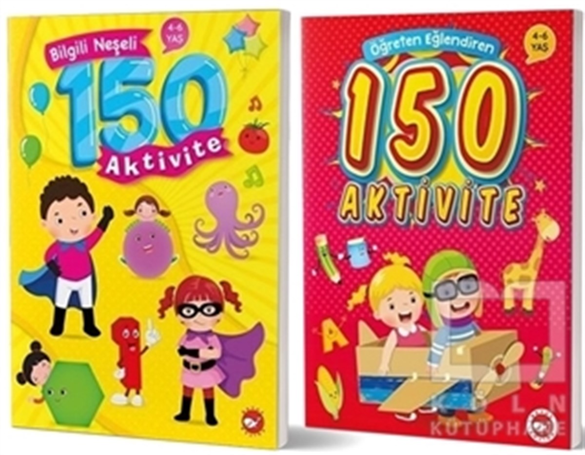 KolektifEtkinlik Kitapları4-6 Yaş Bilgili Eğlendiren 150 Aktivite Seti (2 Kitap Takım)