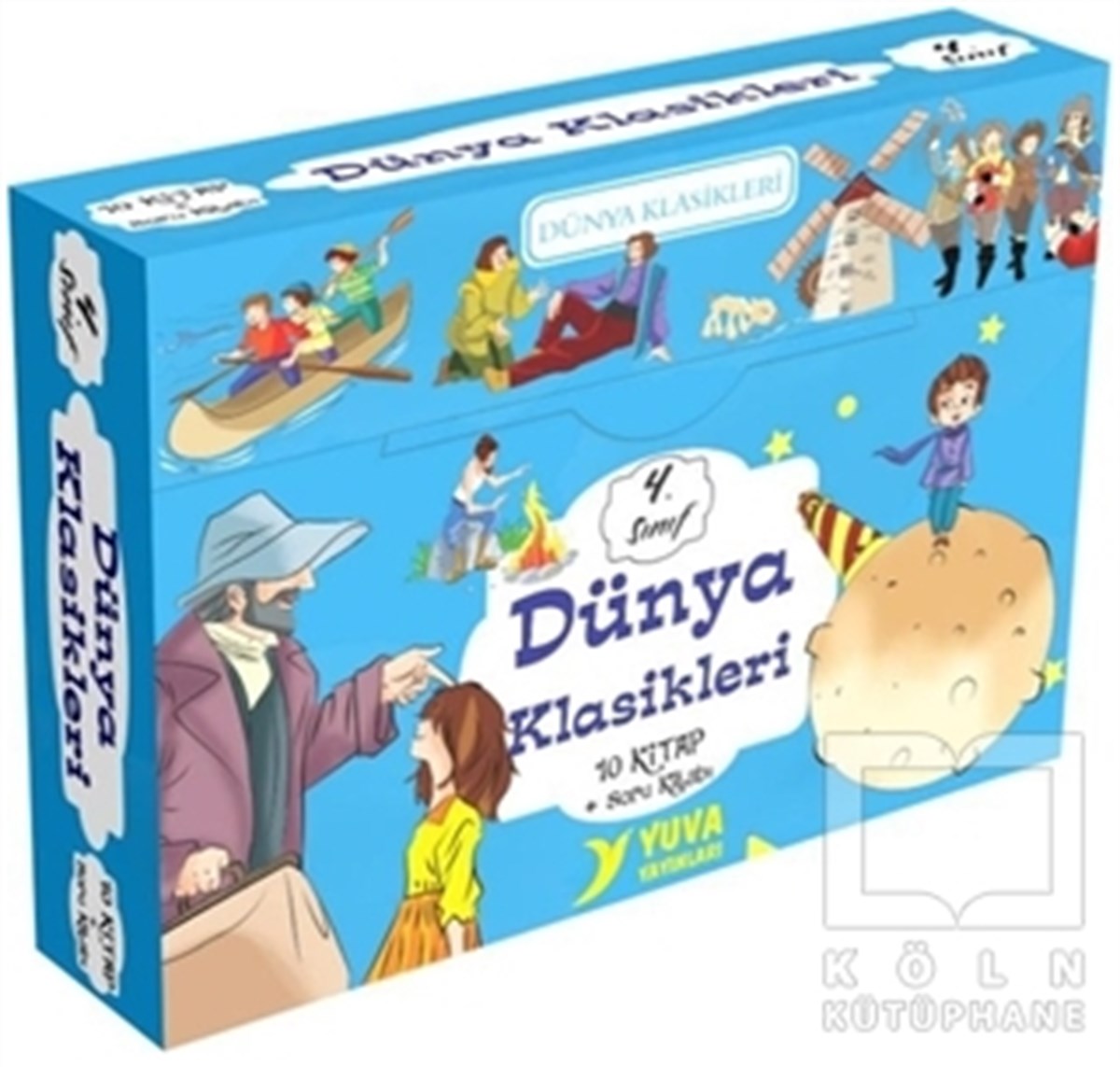 KolektifKlasik Çocuk Kitapları4. Sınıf Dünya Klasikleri Serisi (10 Kitaplık Set)