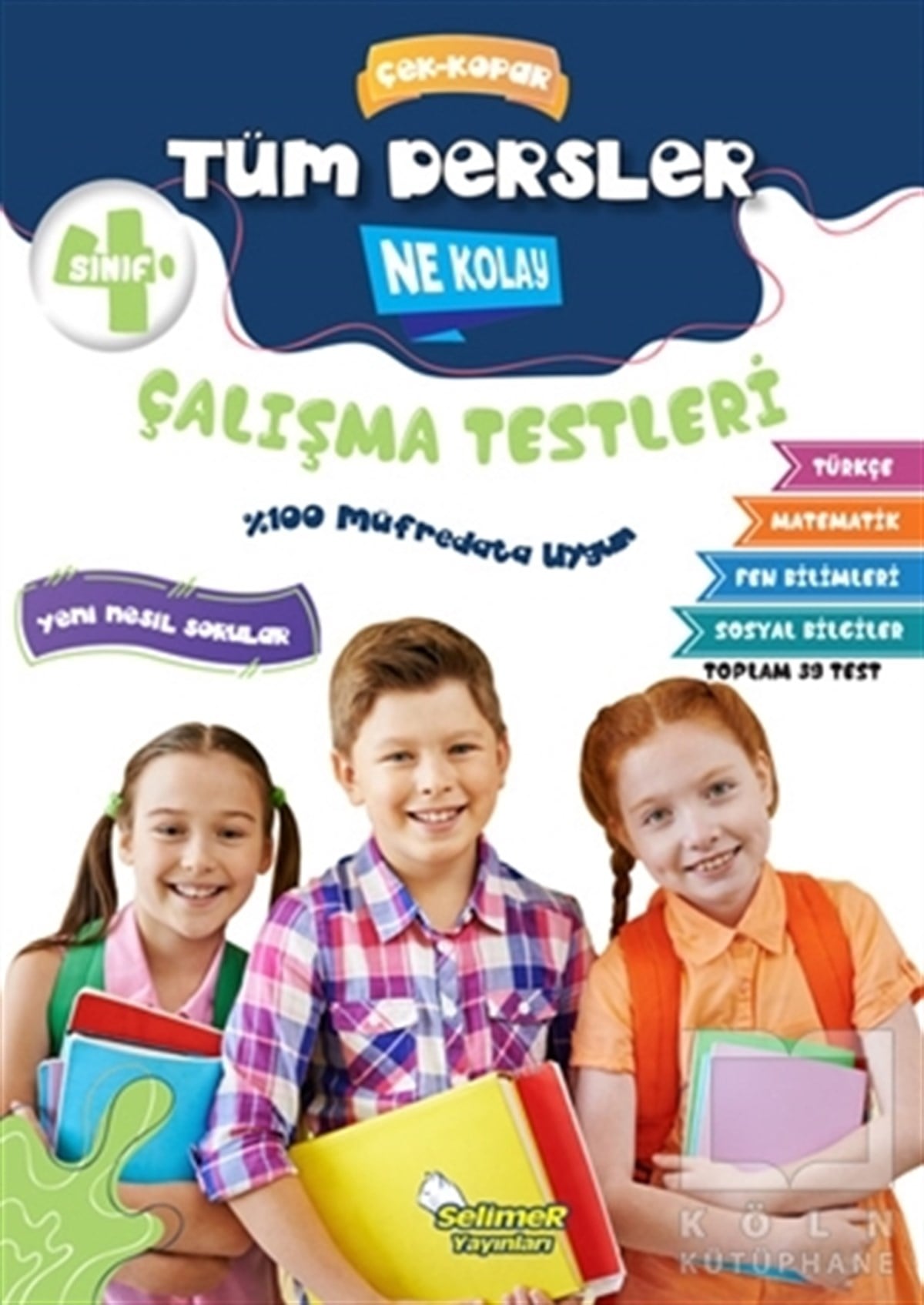 Erdinç YeniçeriSınavlara Hazırlık Kitapları4. Sınıf Tüm Dersler Çek-Kopar Ne Kolay Çalışma Testleri