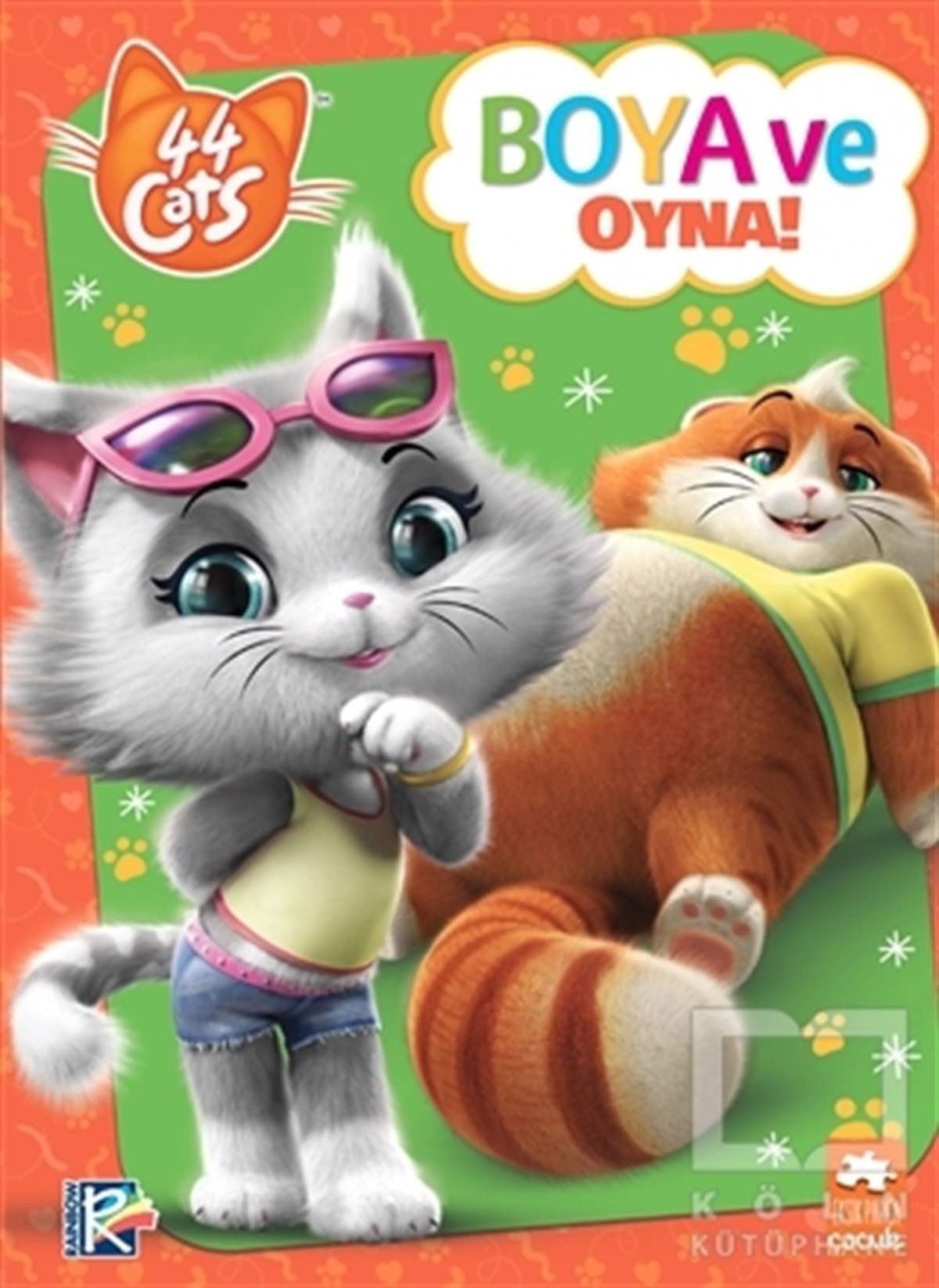 KolektifBoyama Kitapları44 Cats - Boya ve Oyna!