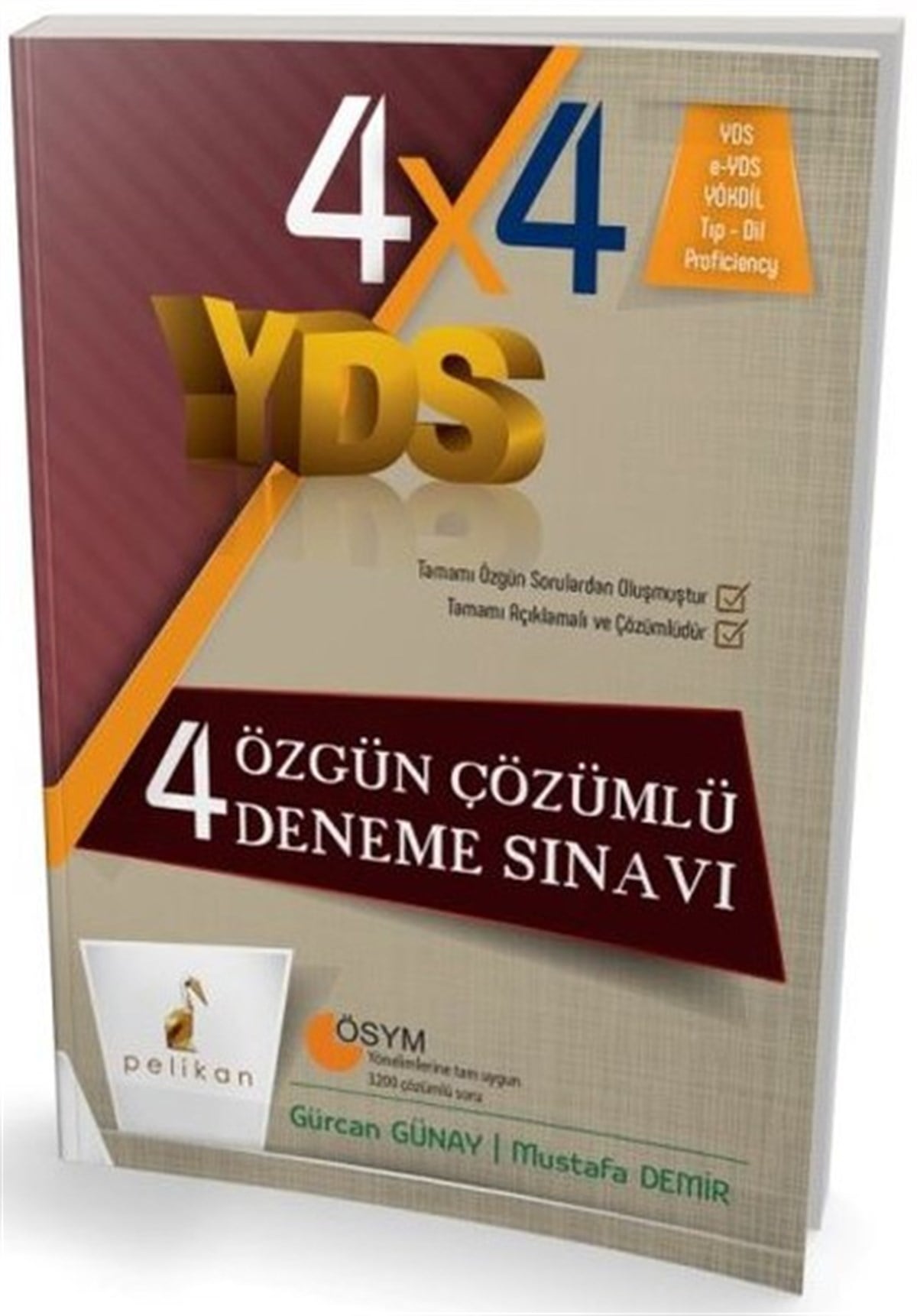 Gürcan GünayYDS4x4 YDS 4 Özgün Çözümlü Deneme