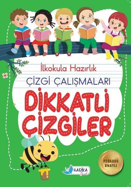 Safiye Seval SavaşEgitim Etkinlik Kitaplari5 - 6 Yaş İlkokula Hazırlık Çizgi Çalışmaları Dikkatli Çizgiler