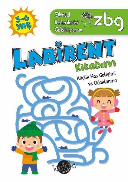 Buçe DayıEgitim Etkinlik Kitaplari5 - 6 Yaş Labirent Kitabım - Küçük Kas Gelişimi ve Odaklanma - ZBG Zihinsel Becerilerimi Geliştiriyorum