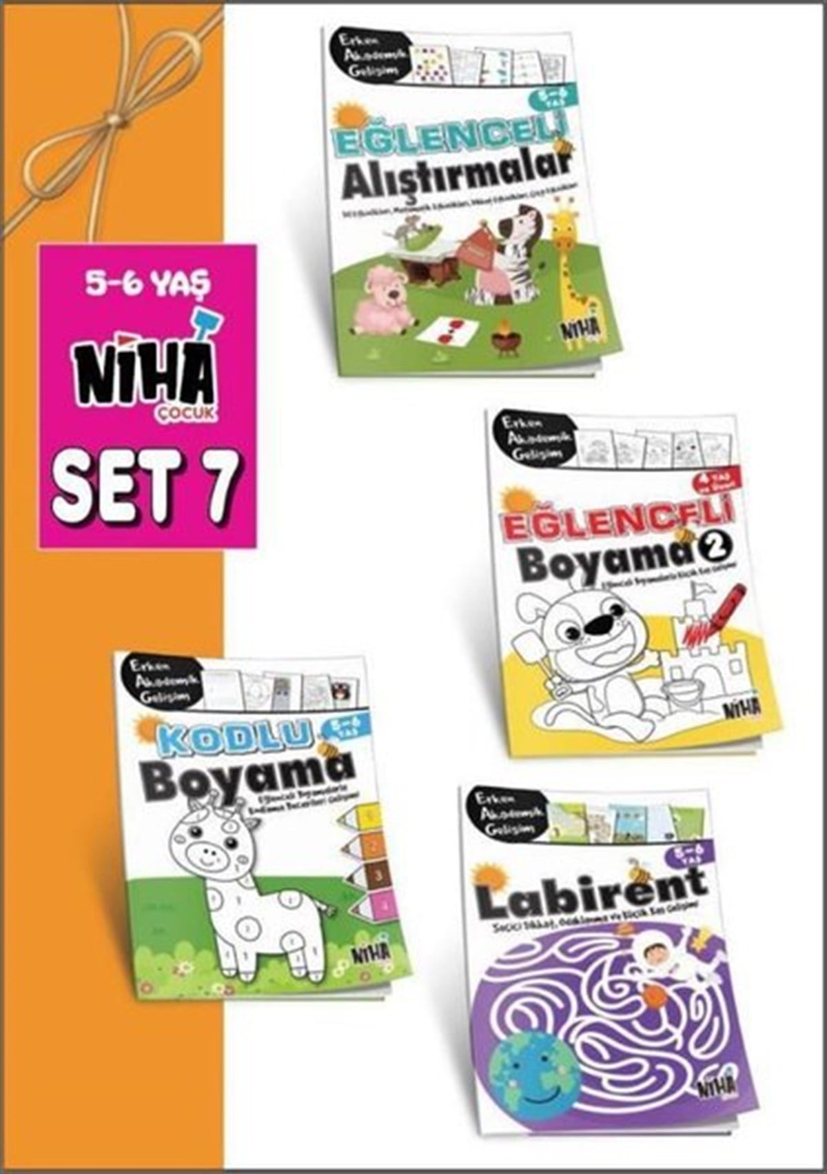 KolektifEgitim Etkinlik Kitaplari5-6 Yaş Set 7 - 4 Kitap Takım