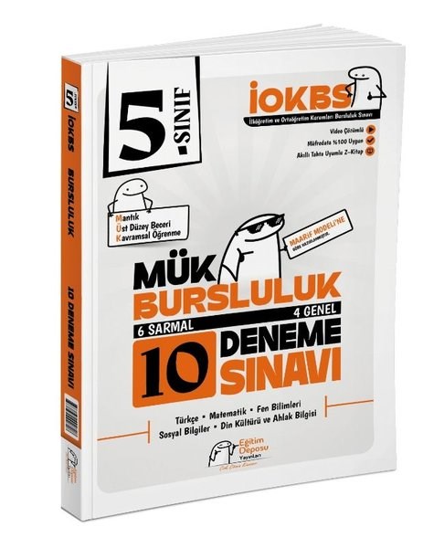 KolektifTüm Dersler5. Sınıf Mük Bursluluk 10 Deneme