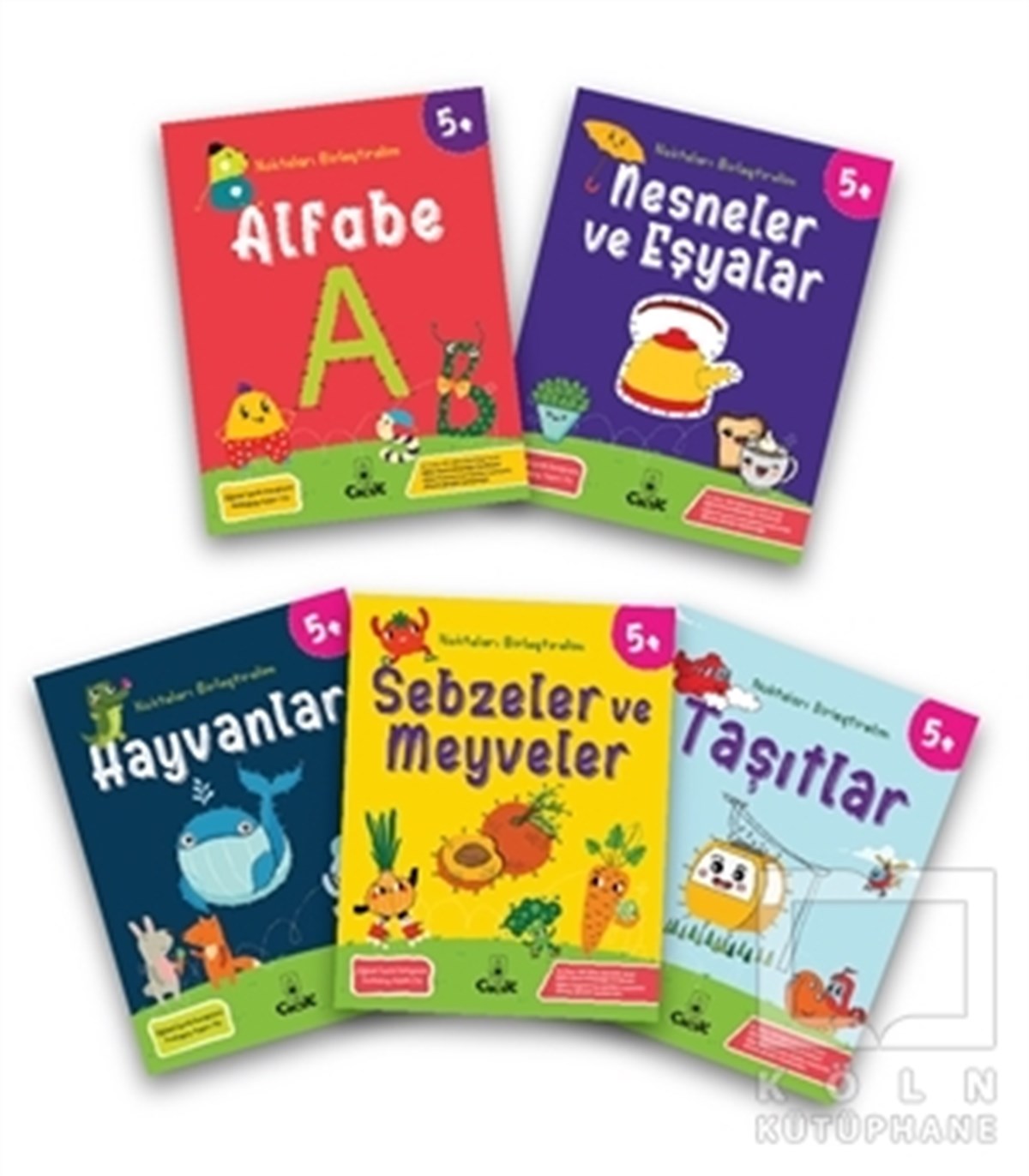KolektifEtkinlik Kitapları5 Yaş Noktaları Birleştirelim Serisi (5 Kitap Takım)