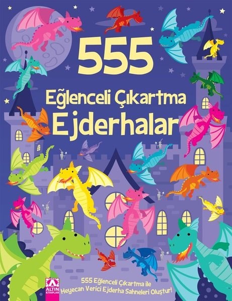 KolektifEgitim Etkinlik Kitaplari555 Eğlenceli Çıkartma - Ejderhalar