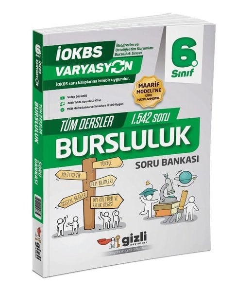 KolektifTüm Dersler6. Sınıf Varyasyon Tüm Dersler Bursluluk Konu Özetli Soru Bankası