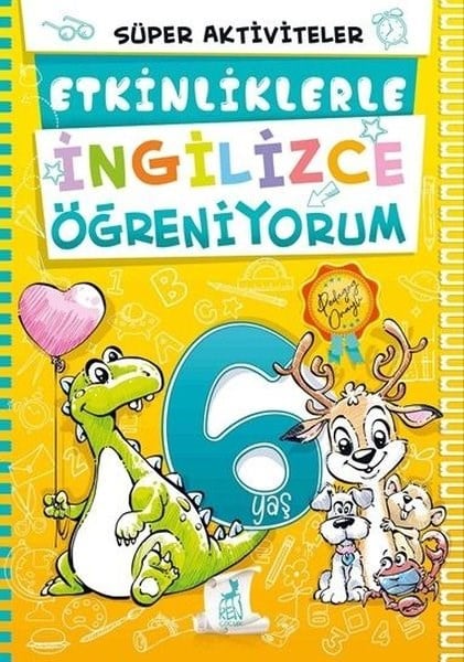 KolektifEgitim Etkinlik Kitaplari6 Yaş Etkinliklerle İngilizce Öğreniyorum - Süper Aktiviteler