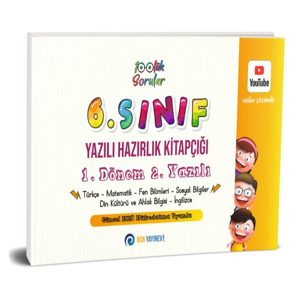 KolektifTüm Dersler6. Sınıf Yazılı Hazırlık Kitapçığı  1. Dönem 2. Yazılı
