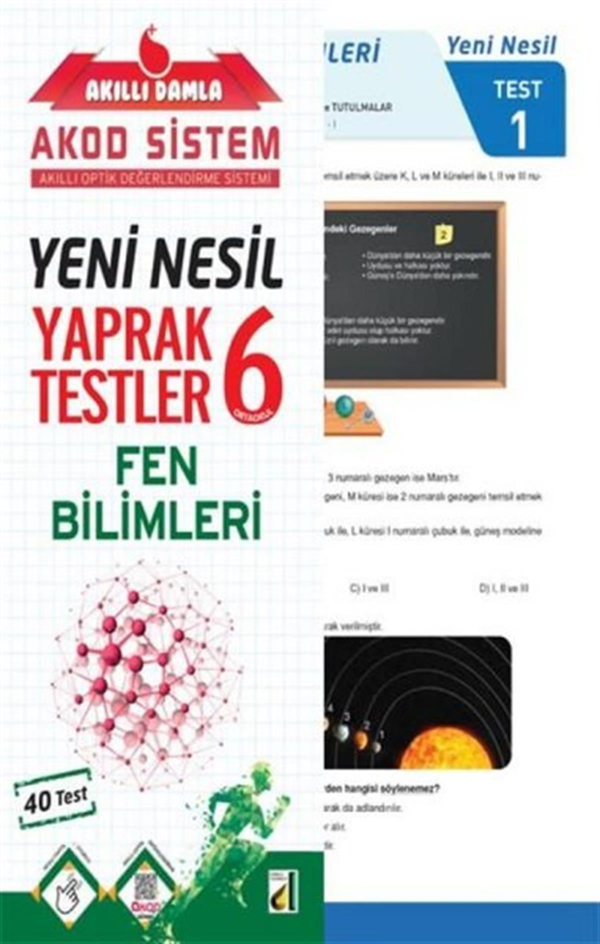 KolektifLGS Fen Bilimleri6.Sınıf Fen Bilimleri Yeni Nesil Yaprak Testler