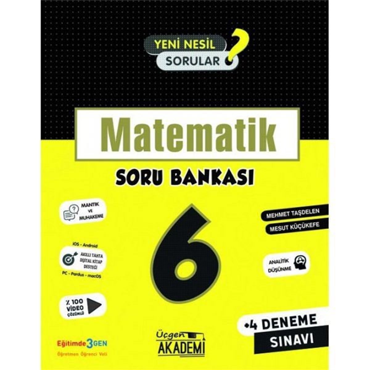KolektifMatematik6.Sınıf Matematik Soru Bankası