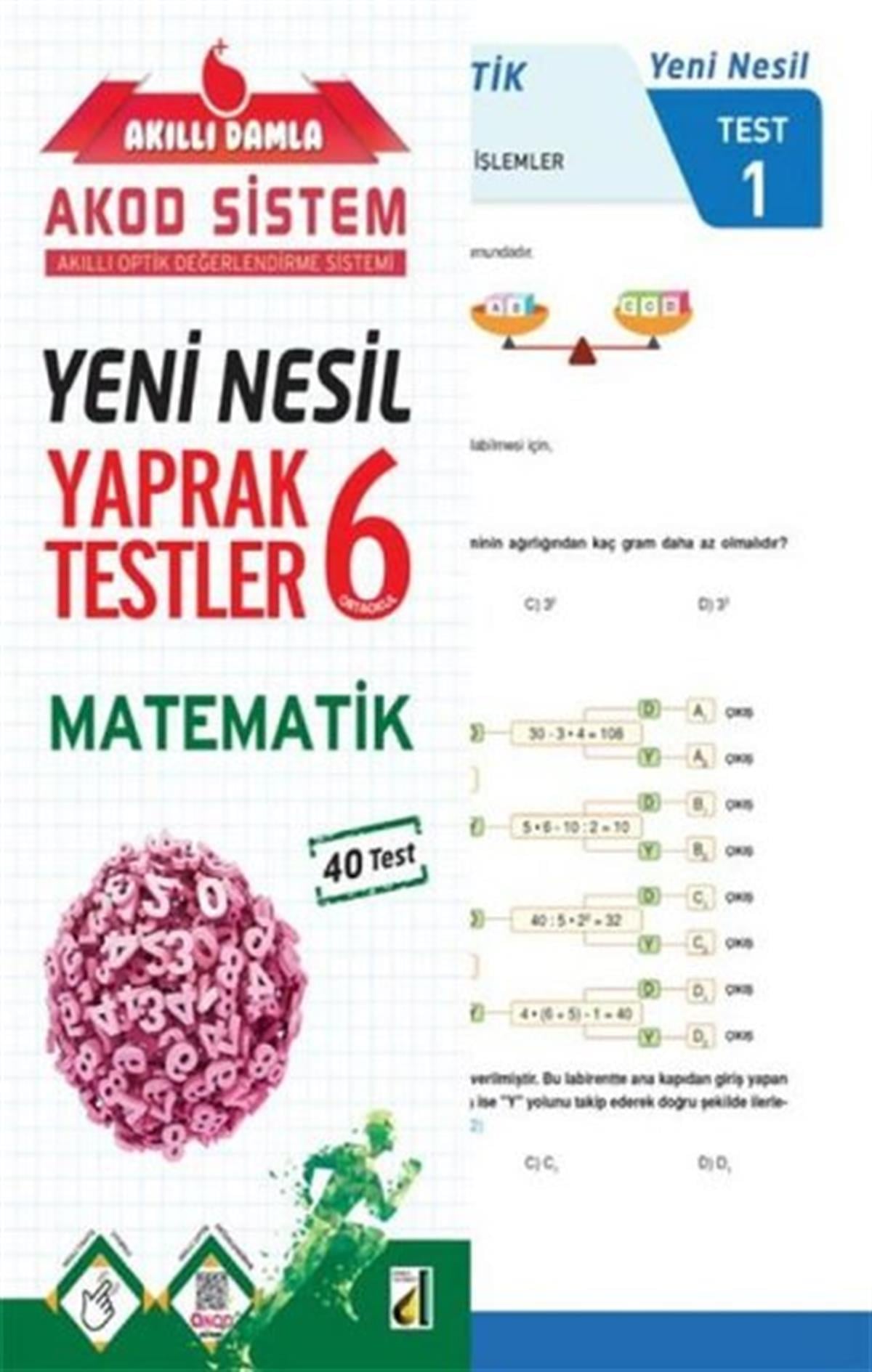 KolektifLGS Matematik6.Sınıf Matematik Yeni Nesil Yaprak Testler