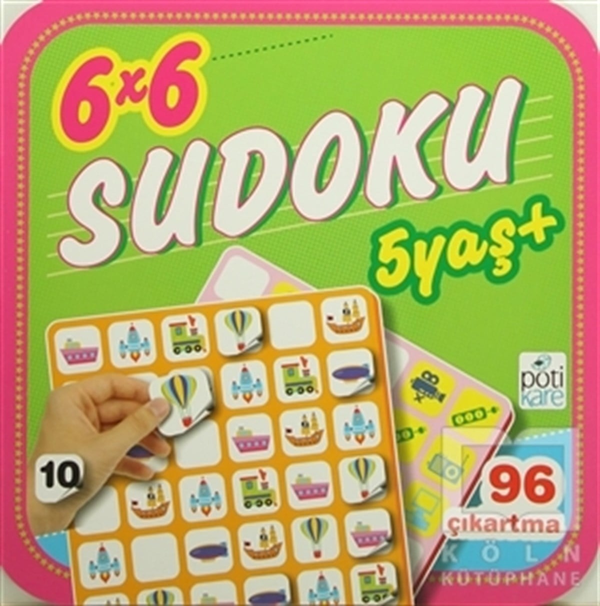 KolektifÇıkartmalı Kitaplar6x6 Sudoku