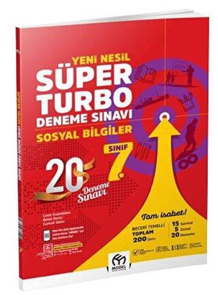 Betül DericiSosyal Bilgiler7. Sınıf Sosyal Bilgiler Yeni Nesil Süper Turbo Deneme Sınavı