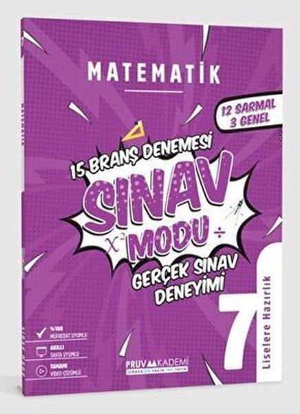 KolektifMatematik7. Sınıf Matematik Sınav Modu 15 Deneme
