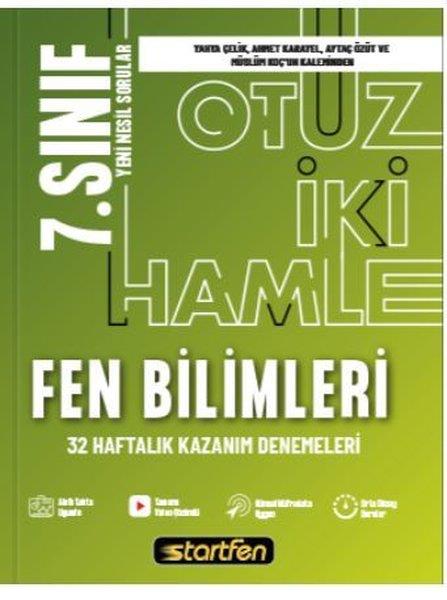 KolektifFen Bilimleri7. Sınıf Fen Bilimleri 32 Deneme Haftalık Kazanım Denemeleri