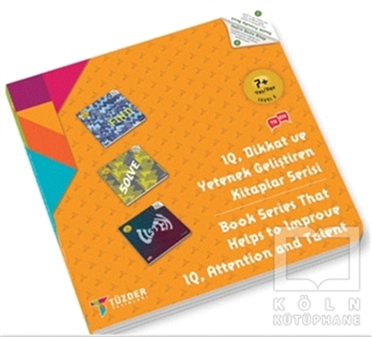 KolektifZeka Gelişimi Kitapları7+ Yaş Seti Level 2 - IQ, Dikkat ve Yetenek Geliştiren Kitaplar Serisi