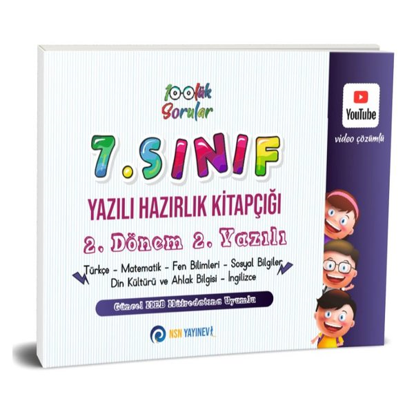 KolektifTüm Dersler7. Sınıf Yazılı Hazırlık Kitapçığı  2. Dönem 2. Yazılı