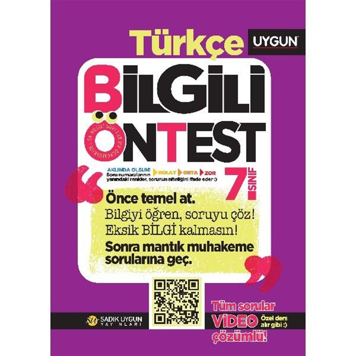 KolektifTürkçe7.Sınıf Bilgili Ön Test Türkçe