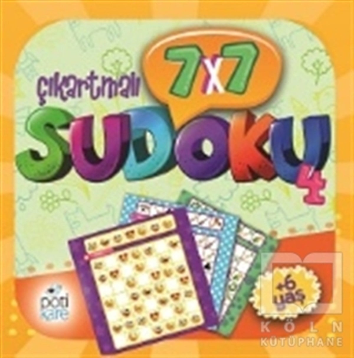 KolektifZeka Gelişimi7x7 Çıkartmalı Sudoku - 4 (Çıkartmalı)