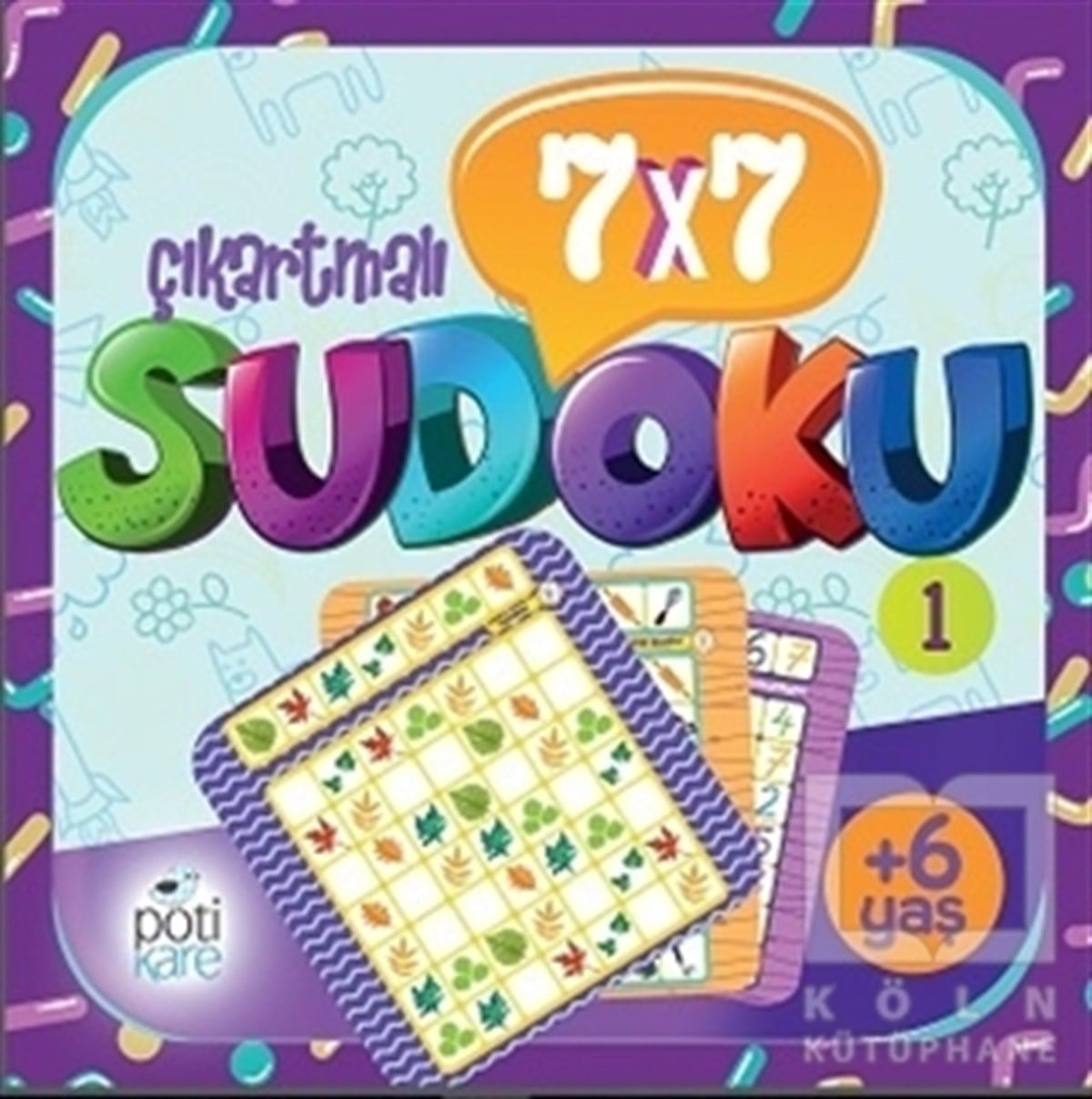 KolektifÇıkartmalı Kitaplar7x7 Sudoku 1