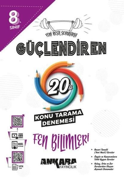 KolektifFen Bilimleri8. Sınıf  Fen Bilimleri Güçlendiren 20'li Konu Tarama Denemesi
