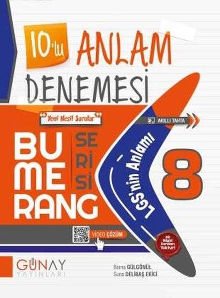 Berna GülgönülTürkçe8. Sınıf Bumerrang 10'Lu Anlam Denemesi