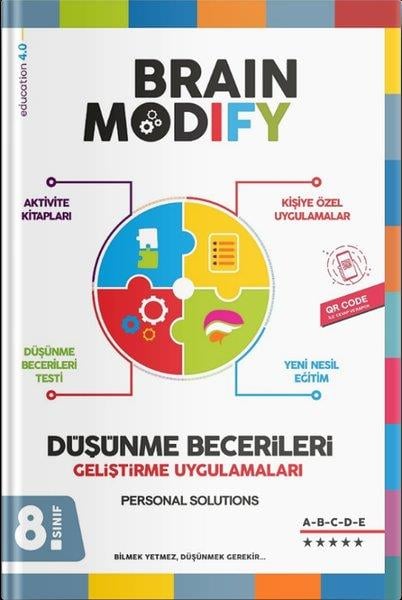 KolektifTüm Dersler8. Sınıf Düşünme Becerileri Geliştirme Uygulamaları Kitabı 5 Kitapçık