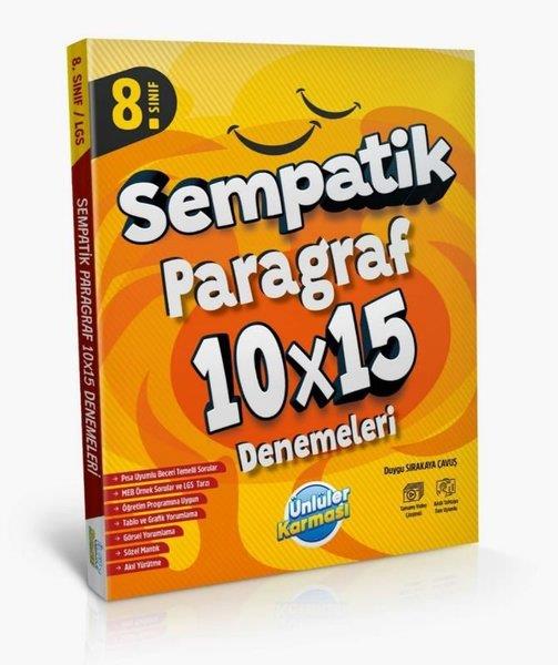 KolektifTürkçe8.Sınıf Sempatik Paragraf 10x15 Denemeleri