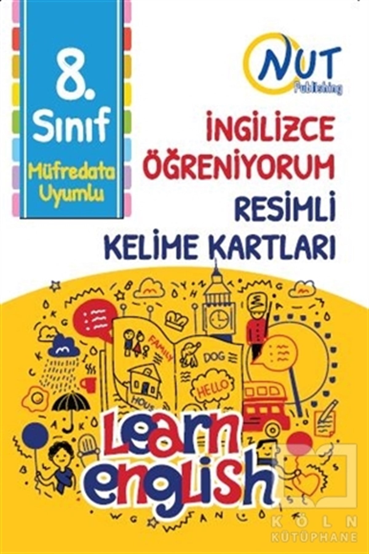 KolektifSınavlara Hazırlık Kitapları8. Sınıf İngilizce Öğreniyorum Resimli Kelime Kartları