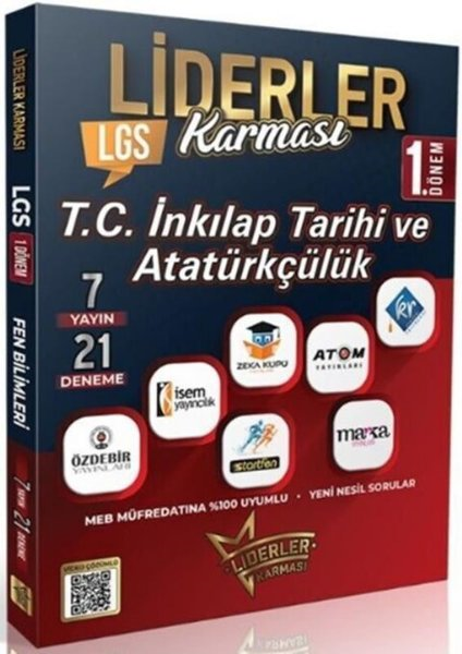 KolektifLGS Tarih8. Sınıf LGS 1. Dönem TC İnkılap Tarihi ve Atatürkçülük 7 Yayın 14 Deneme