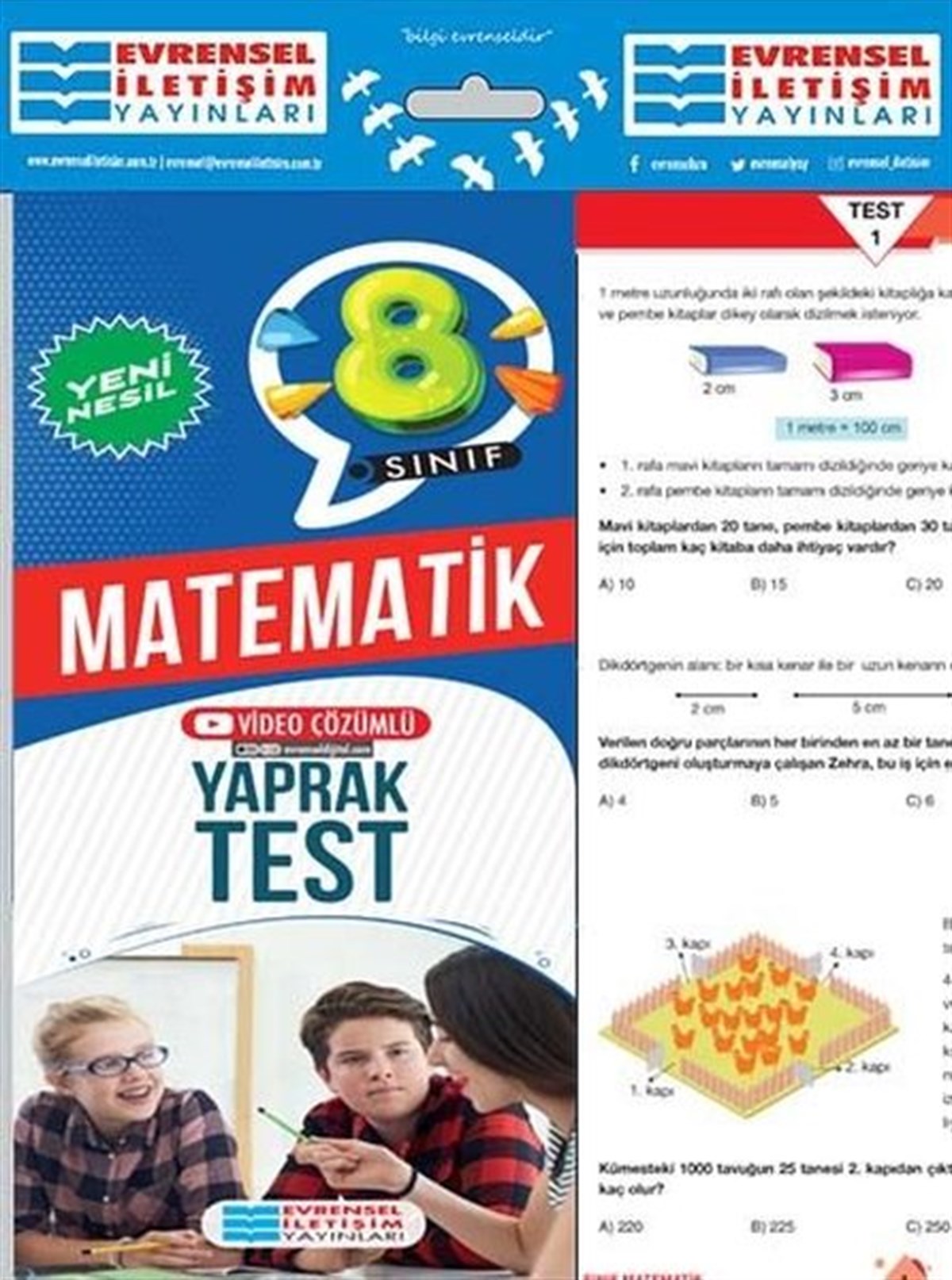 KolektifMatematik8. Sınıf Matematik Yeni Nesil Yaprak Test