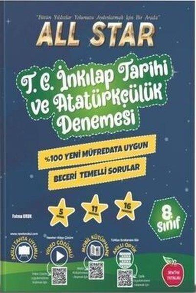KolektifT.C. Inkilap Tarihi Ve Atatürkçülük8. Sınıf T. C. İnkılap Tarihi ve Atatürkçülük  All Star Branş Deneme