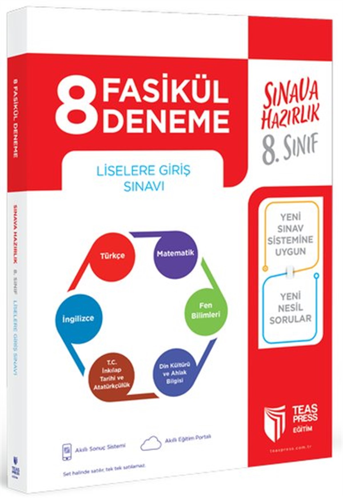 KolektifTüm Dersler8.Sınıf 8 Fasikül Deneme Sınavı Seti