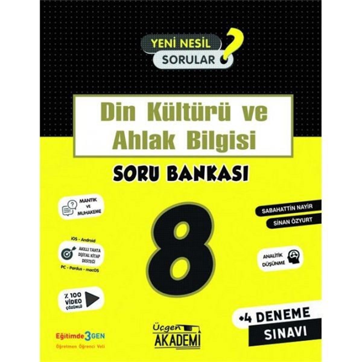 KolektifDin Kültürü ve Ahlak Bilgisi8.Sınıf LGS Din Kültürü ve Ahlak Bilgisi Soru Bankası