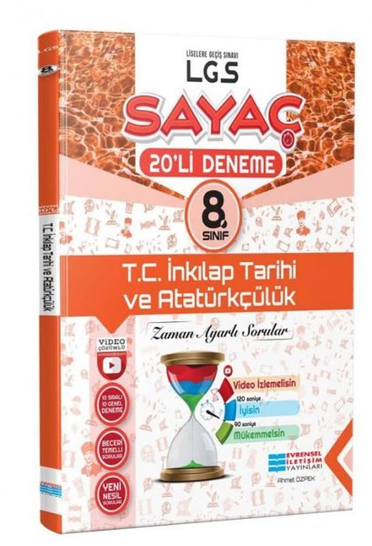 KolektifLGS Tarih8.Sınıf LGS T.C. İnkılap Tarihi ve Atatürkçülük Video Çözümlü 20'li Sayaç Deneme