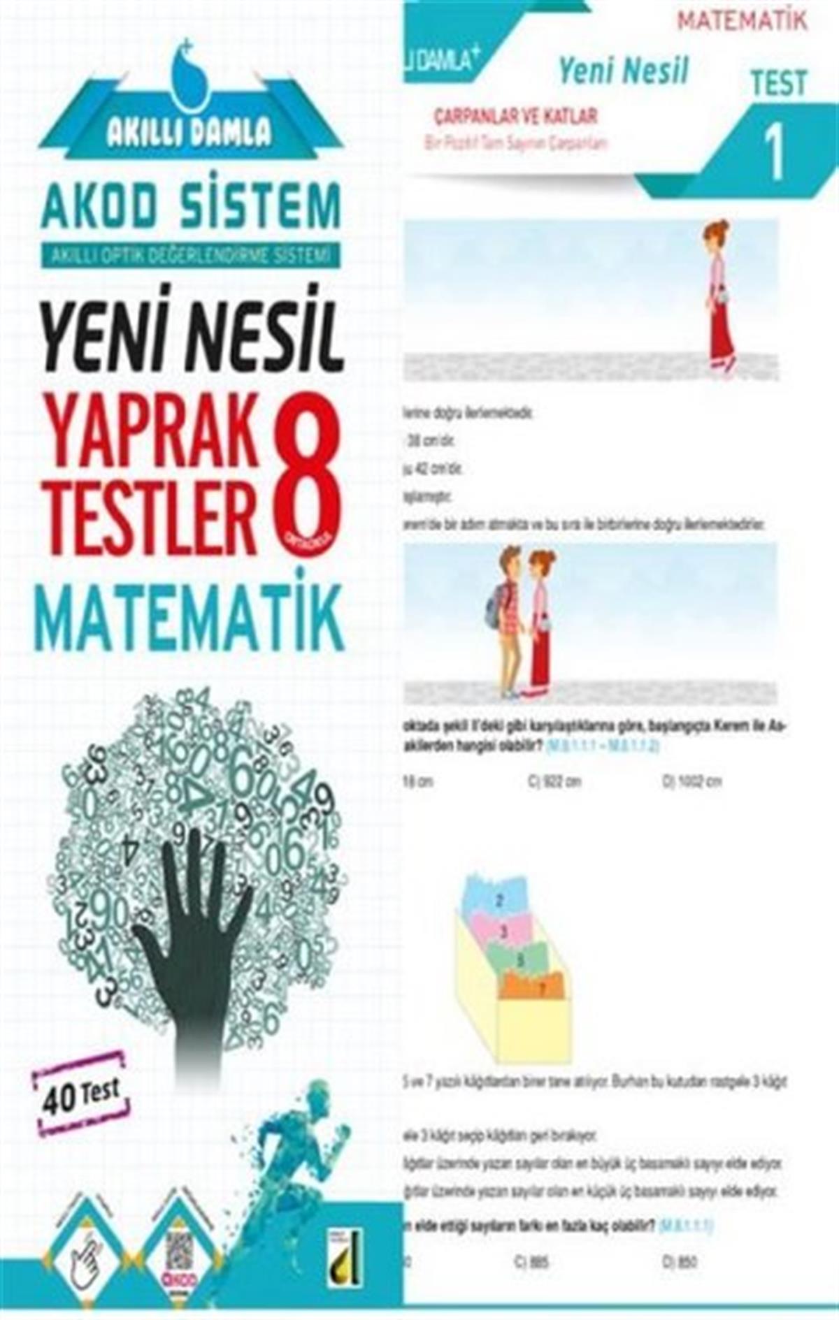 KolektifLGS Matematik8.Sınıf Matematik Yeni Nesil Yaprak Testler