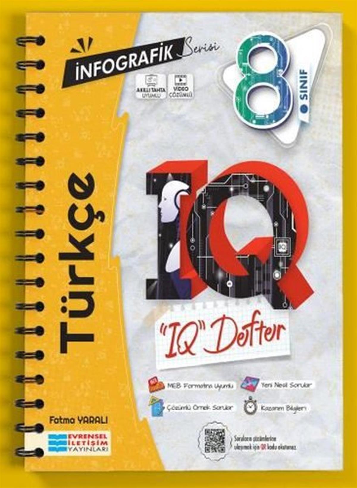 KolektifTürkçe8.Sınıf Türkçe İnfografik Serisi IQ Akıllı Defter