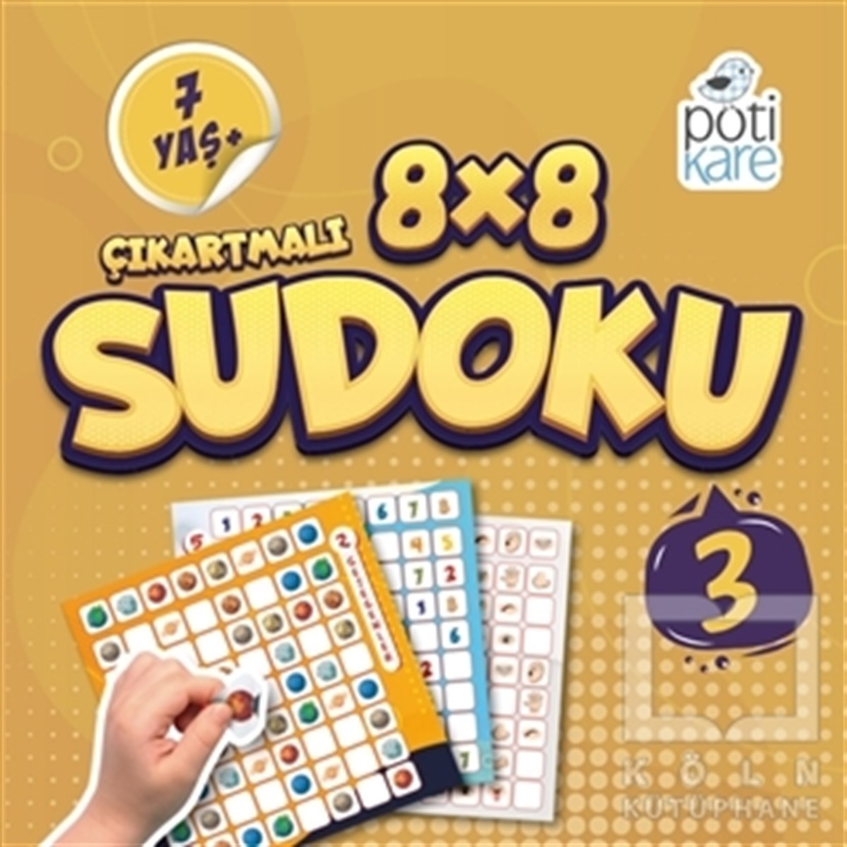 KolektifEtkinlik Kitapları8x8 Çıkartmalı Sudoku 3
