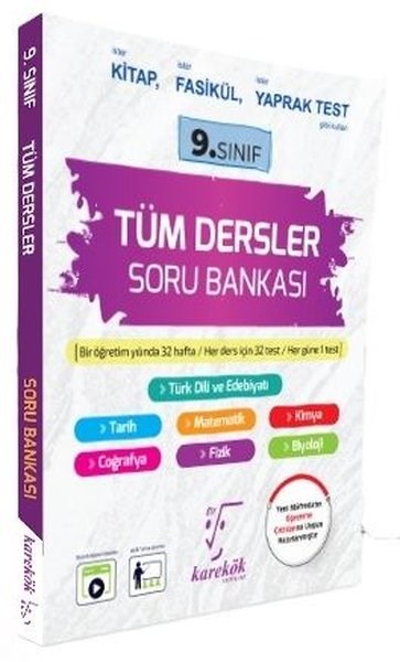 KolektifTüm Dersler9. Sınıf Tüm Dersler Soru Bankası