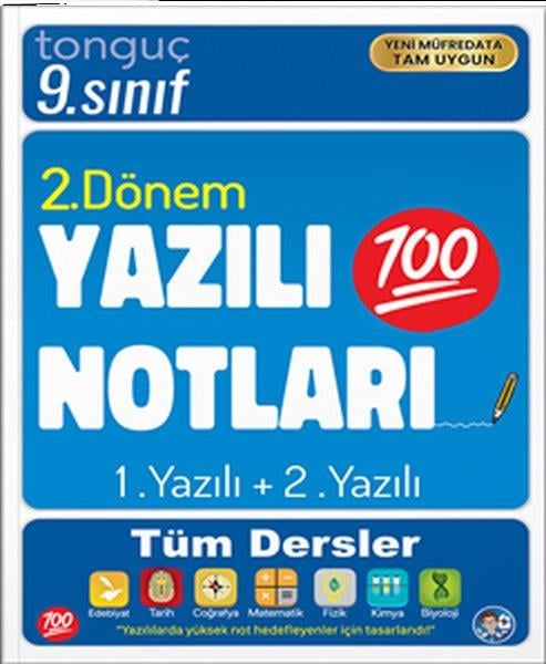 KolektifTüm Dersler9. Sınıf Yazılı Notları 2. Dönem 1 ve 2. Yazılı